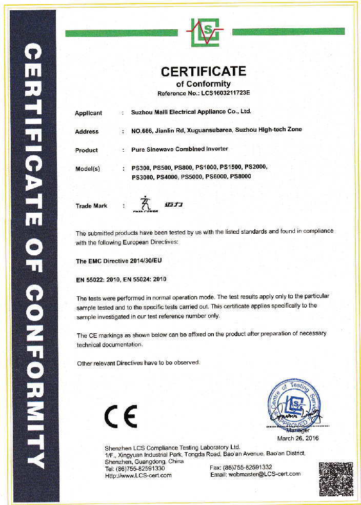 Chứng chỉ CE